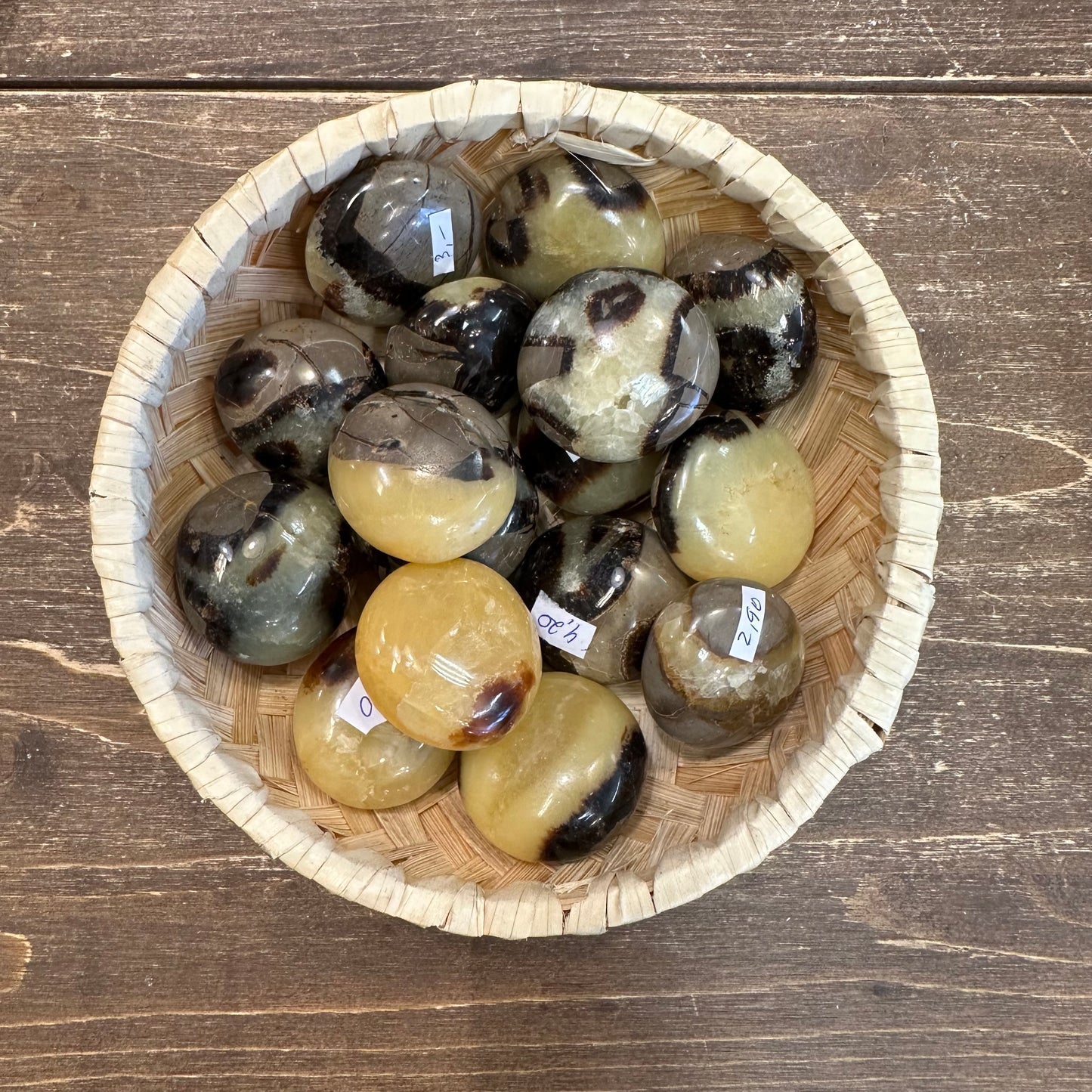 Septarian Calcite Processed Mineral 27-32 g 3 cm Stone