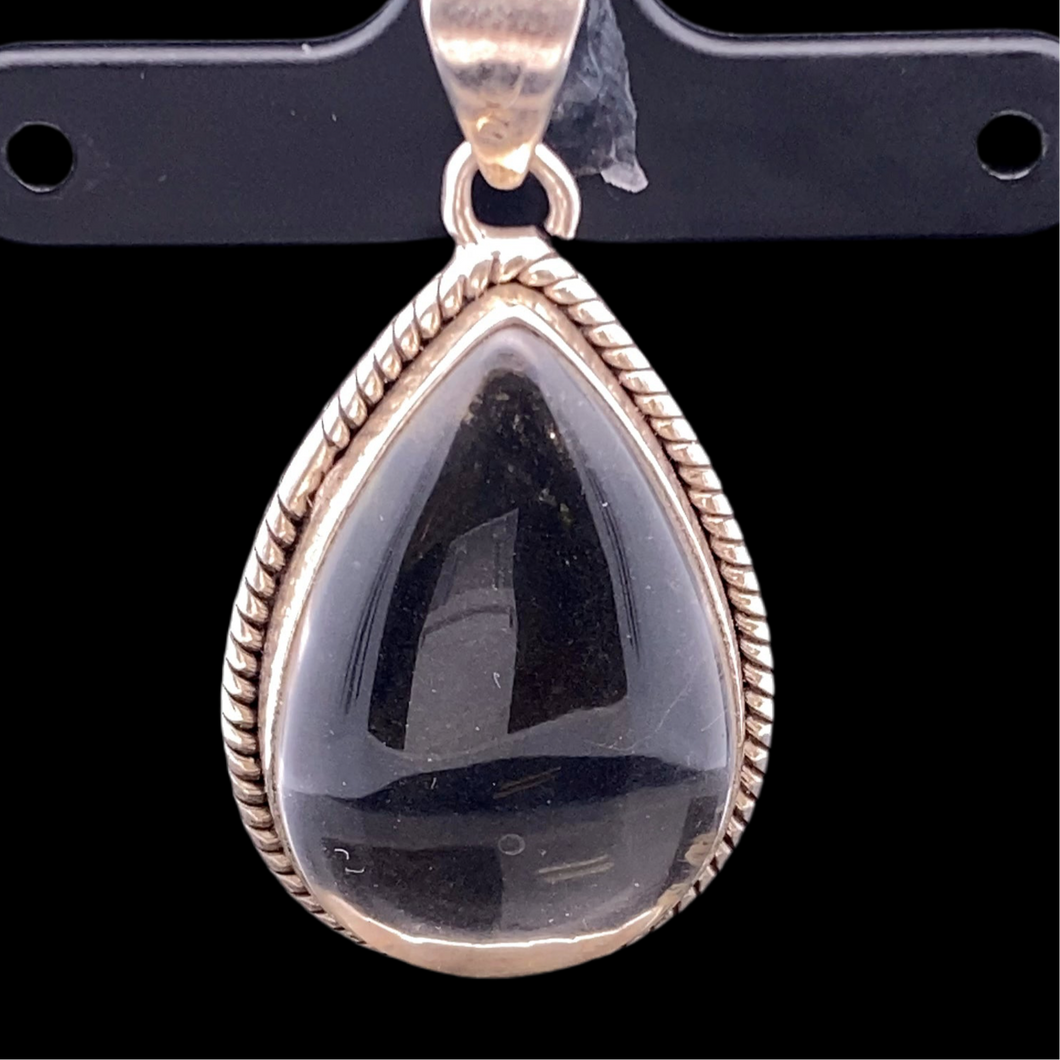 Kvarca kulons 3,5 cm: sudrabs 925