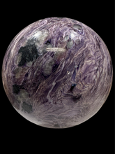 Load image into Gallery viewer, Charoite ball; 1400g 110 mm
