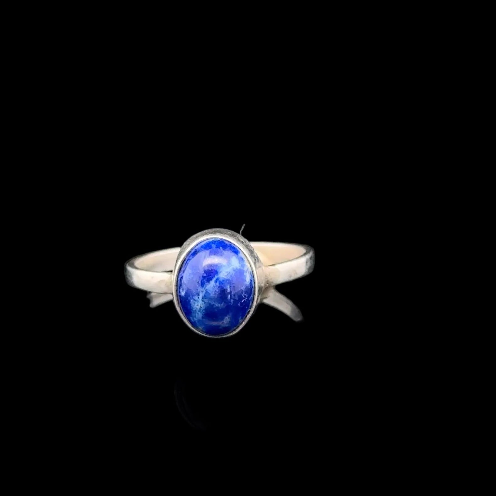 Lapis Lazuli Ring 9×10 mm Size 17 3 g Silver 925