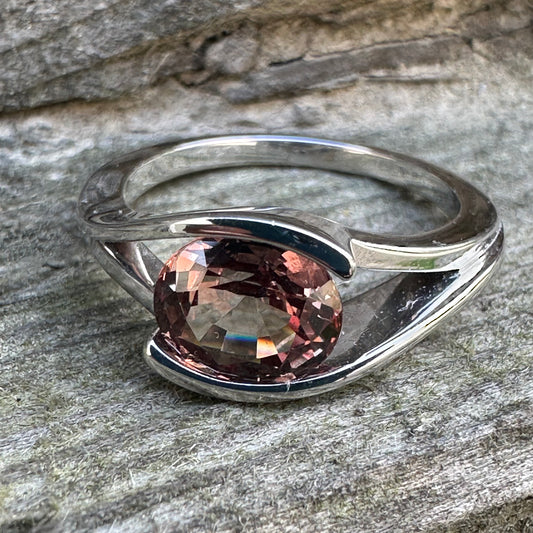 Garnet Ring Gold 585 Size 17.5 2.3 ct