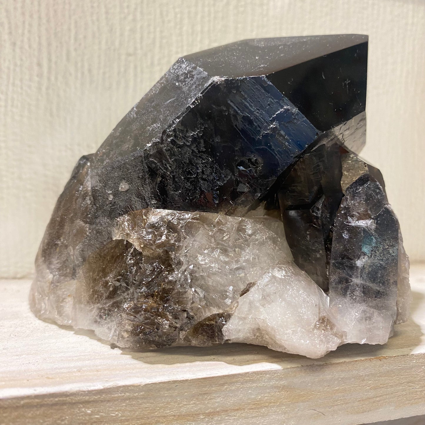 Морион кристалл; Бразилия; 840 гр; 9 на 11 см