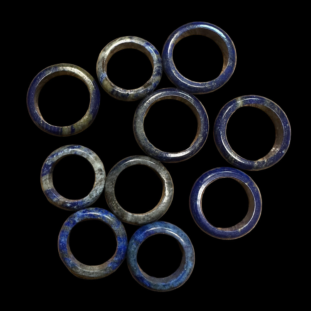 Колечки Лазурит 17,18,19 размер