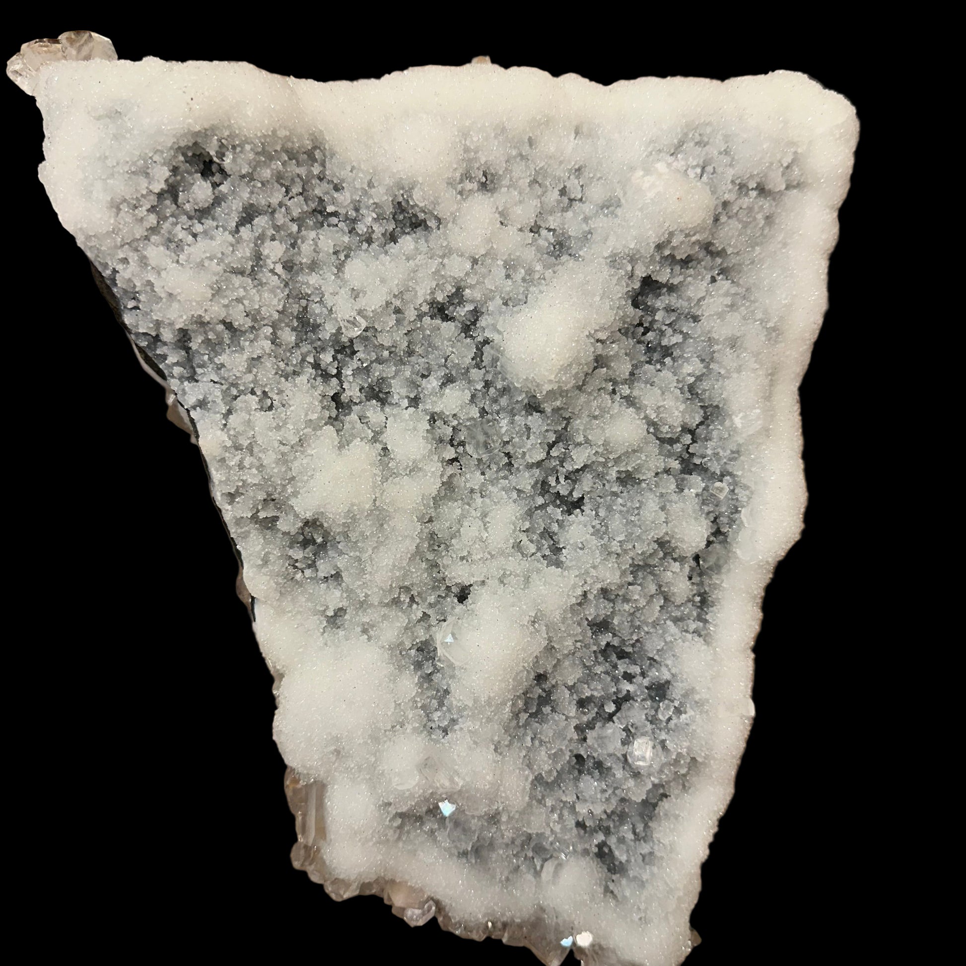 Apophyllite Druze 3200 g 25 × 20 × 3 cm