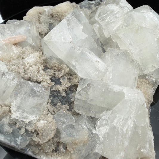 Apophyllite Druze 710 g 17 × 13 × 2 cm