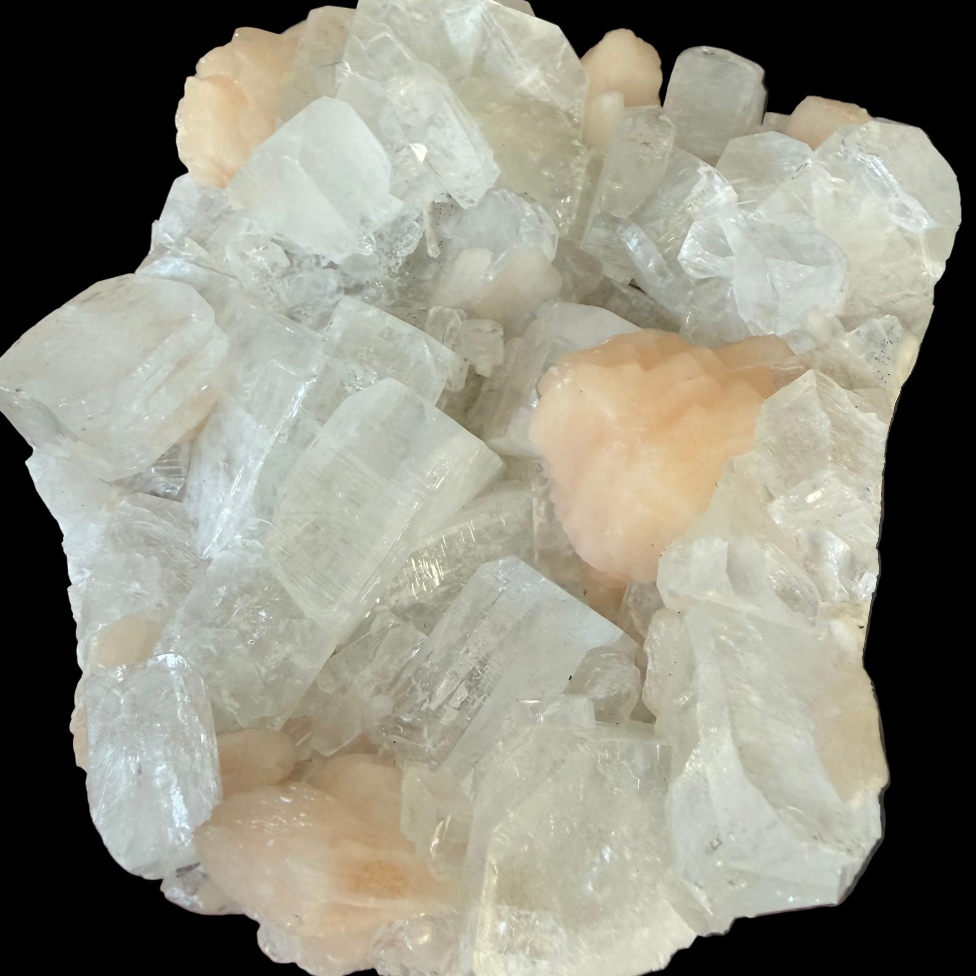 Apophyllite Stilbite Crystal Formation 1620 g 