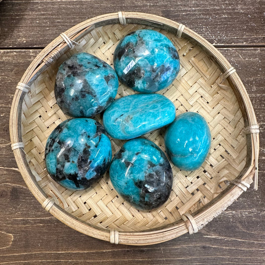 Amazonite Processed Mineral 170-240 g 4-6 cm Stone