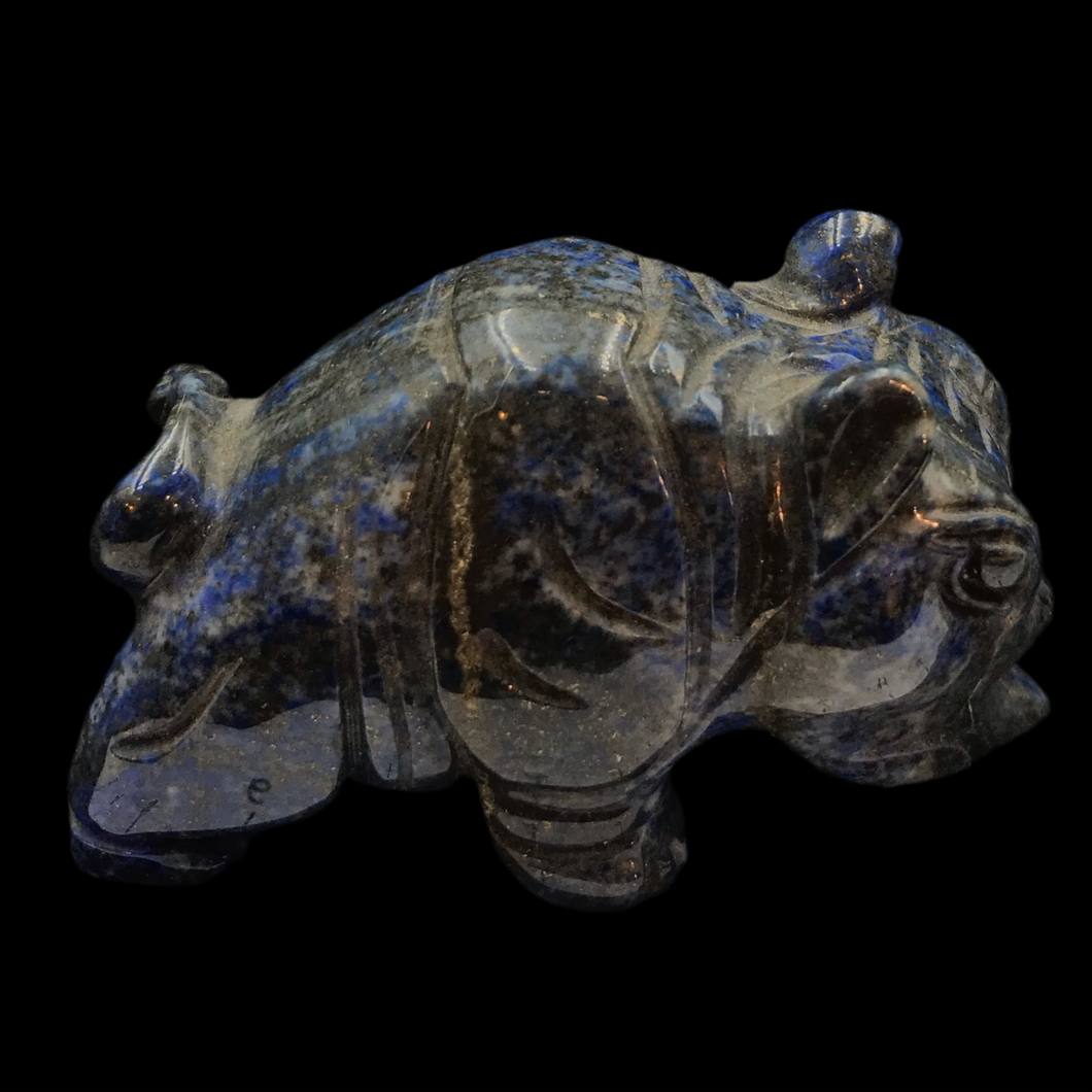 Rhinoceros Lapis lazuli 7x4x3cm 137g