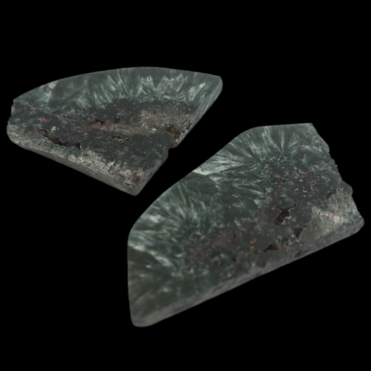 Polished Seraphinite Slab 7.5 × 0.5 cm