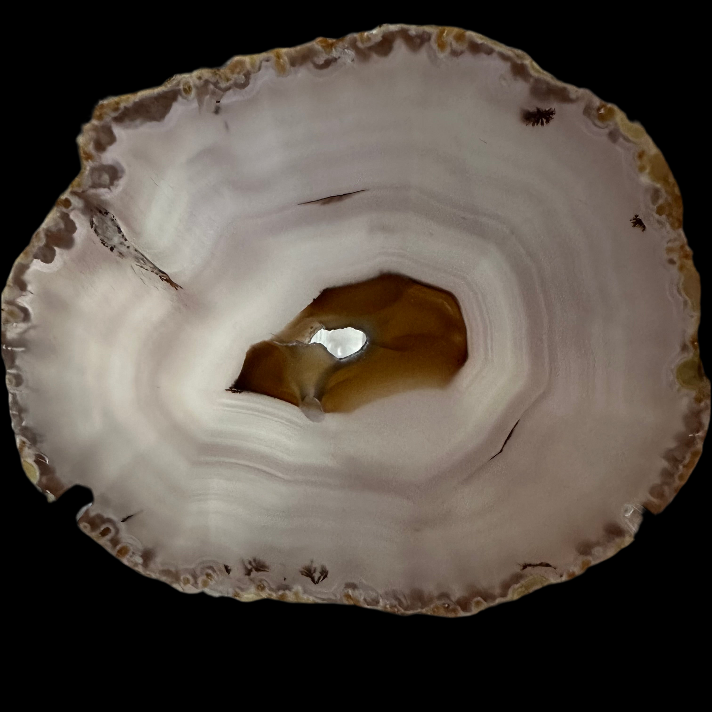 Agate Slice 130 g 15 cm