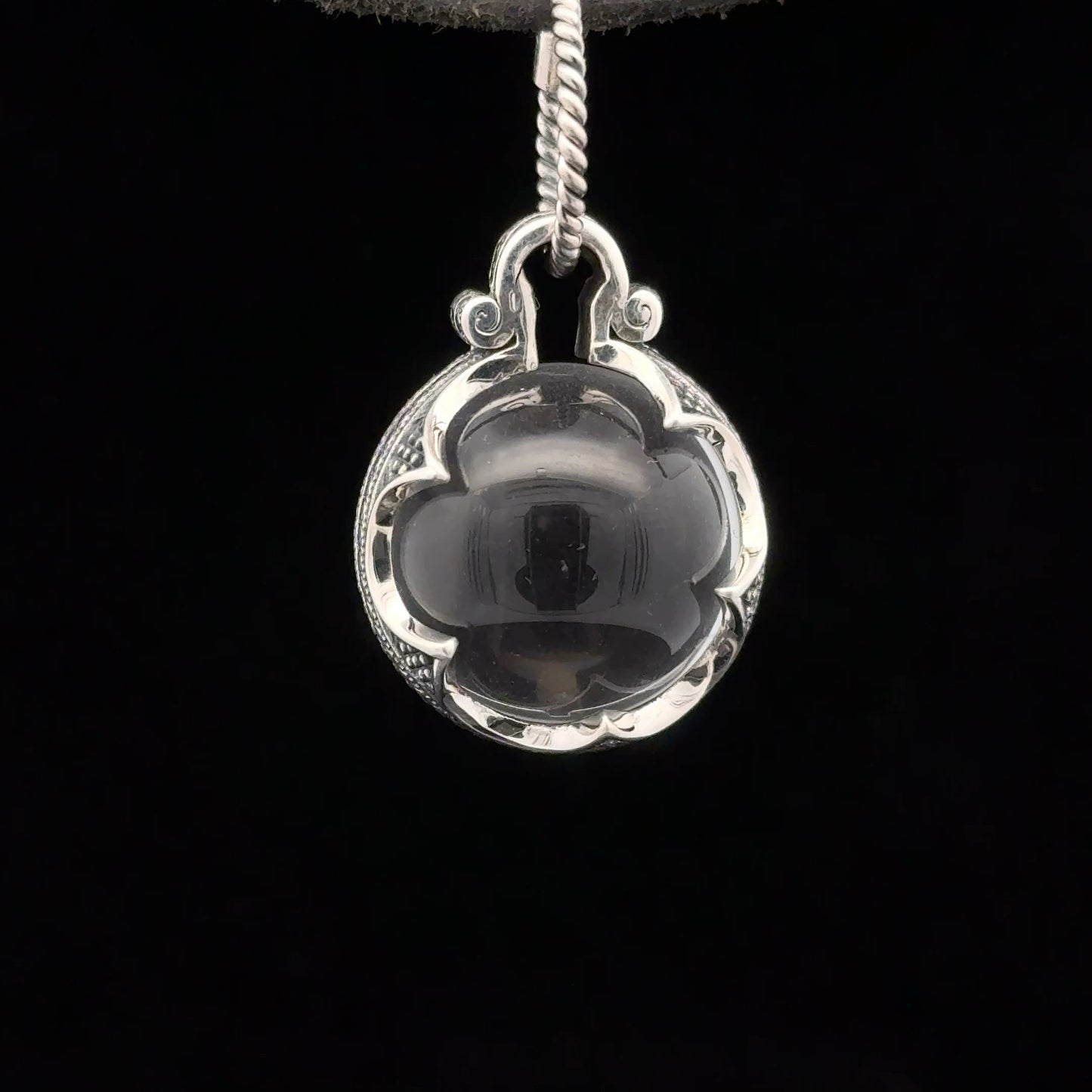 Lemurian Quartz Pendant FROJE Silver 925 16 mm