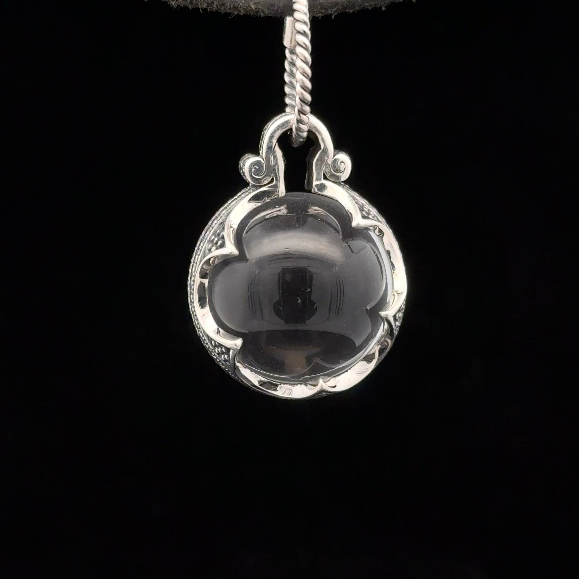 Lemurian Quartz Pendant FROJE Silver 925 16 mm