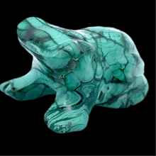 Load image into Gallery viewer, Money Frog from Malachite, 1.5 cm high and 3 cm long, 13 grams
