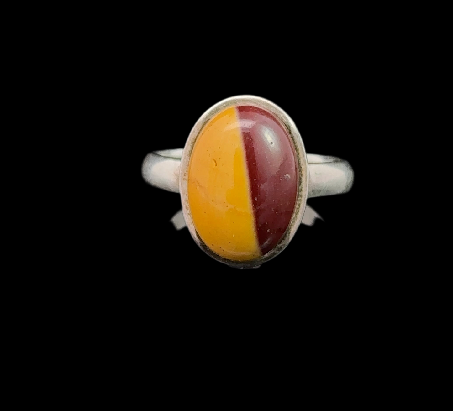 Jasper Ring Silver 925 Size 16