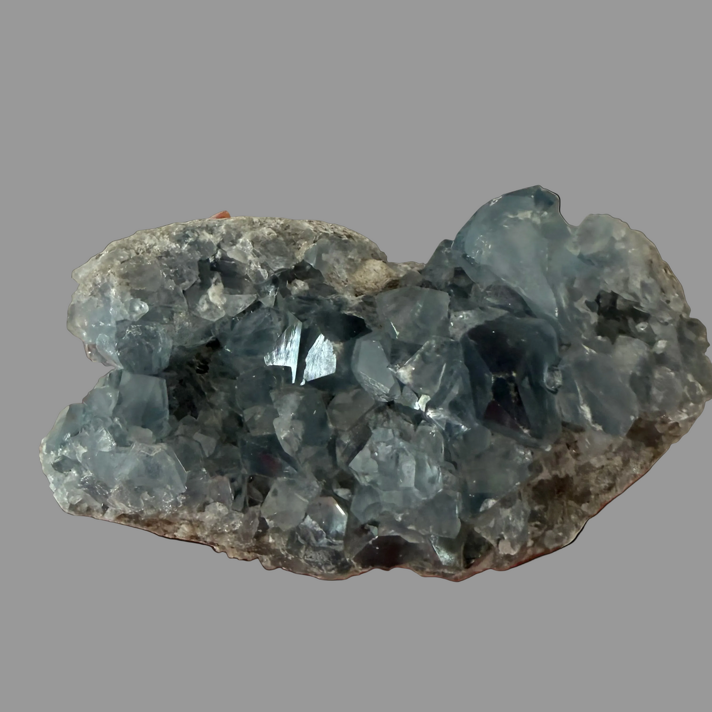 Celestine Druze 1100 g 18 × 9 × 6 cm