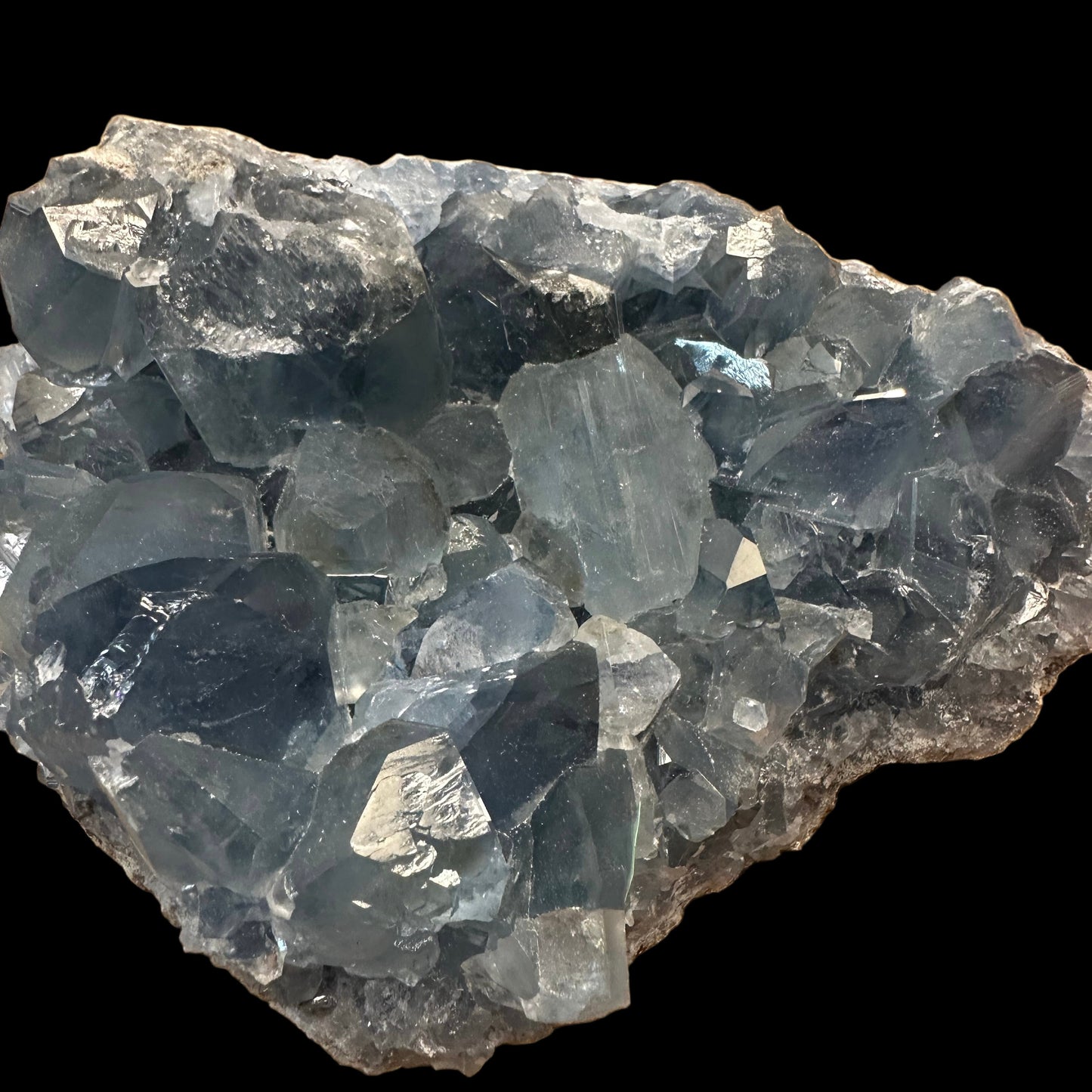 Celestine Druze 170 g 17 × 9 × 7 cm