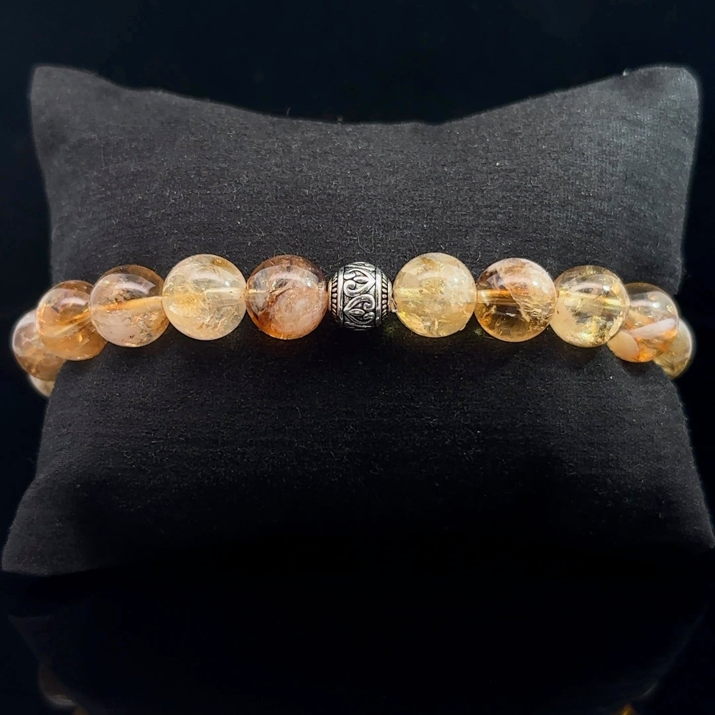Citrine Bead Bracelet 20 Beads