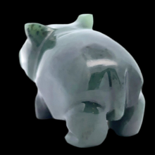Lejupielādēt attēlu galerijas skatītājā, Nīlzirgs Nefrītā (Sayan), 7,5 cm, 190 grami
