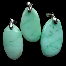 Load image into Gallery viewer, Chrysoprase pendant 4 x 2.5 cm

