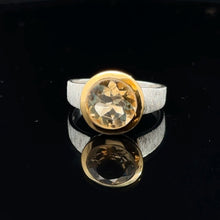 Загрузить изображение в средство просмотра галереи, Кольцо Цитрин 20 размер ; серебро 925
