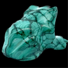 Load image into Gallery viewer, Money Frog from Malachite, 1.5 cm high and 3 cm long, 13 grams
