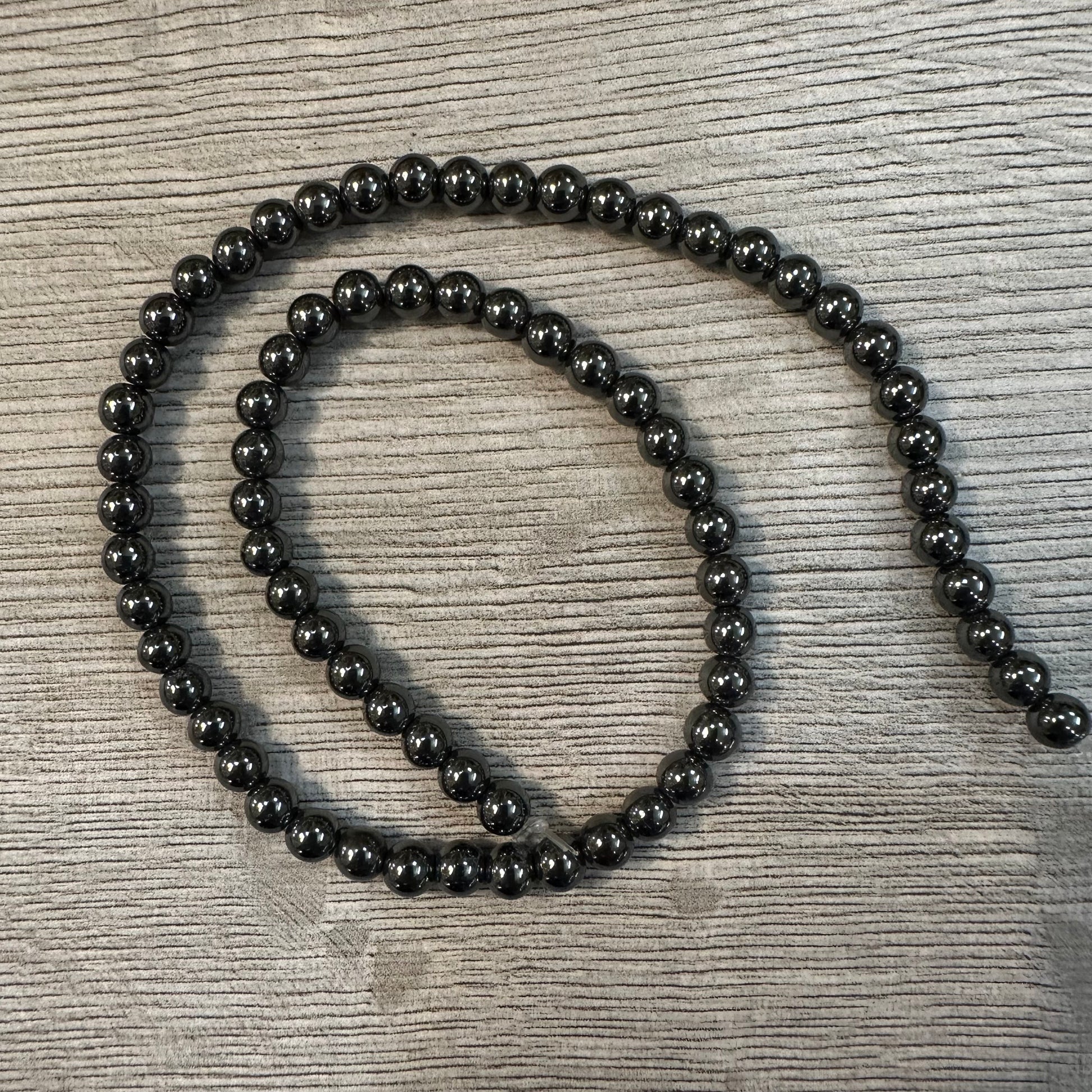 Hematite Beads 8mm Faceted, 55 pcs.