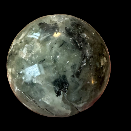 Prehnite with Epidote Sphere 250–270 g 55–60 mm