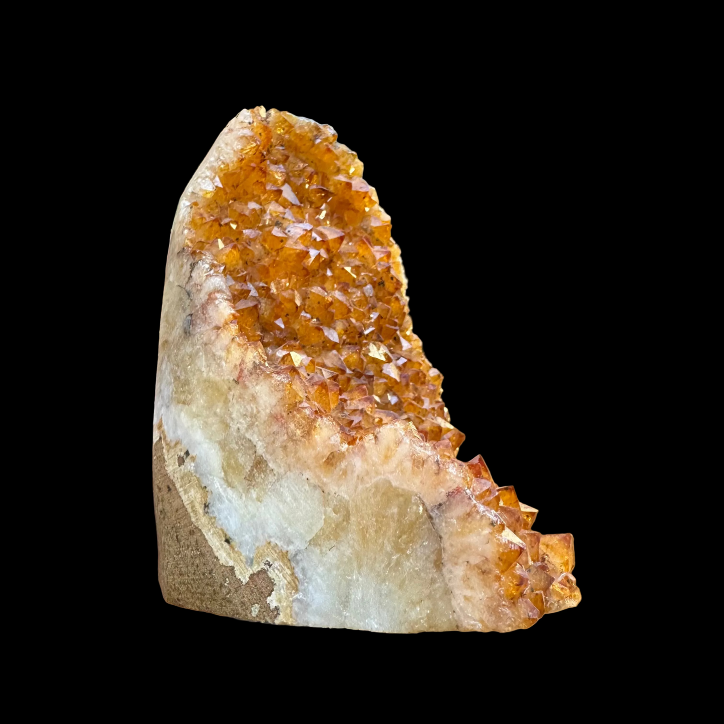 Citrine Druse 14×8.5×10 cm 1250 g