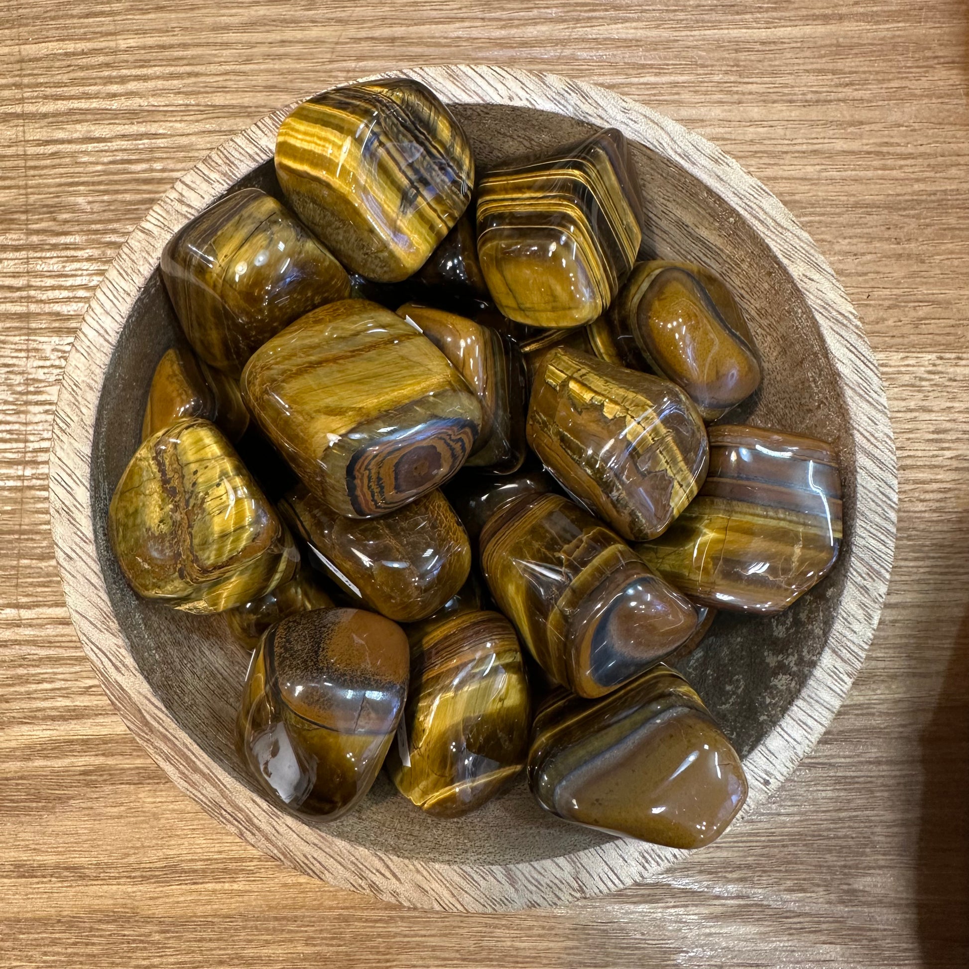 Natural tiger eye mineral