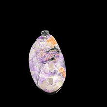 Загрузить изображение в средство просмотра галереи, Кулон Чароит  10 на 22 на 50 мм
