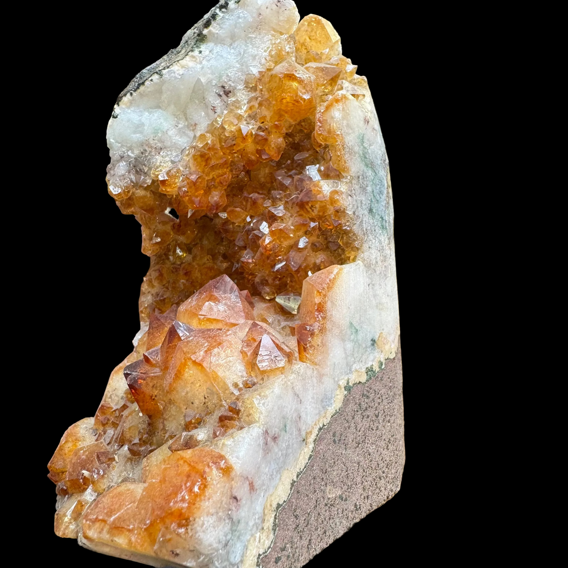 Citrine Druse 14.5×7×10 cm 1230 g