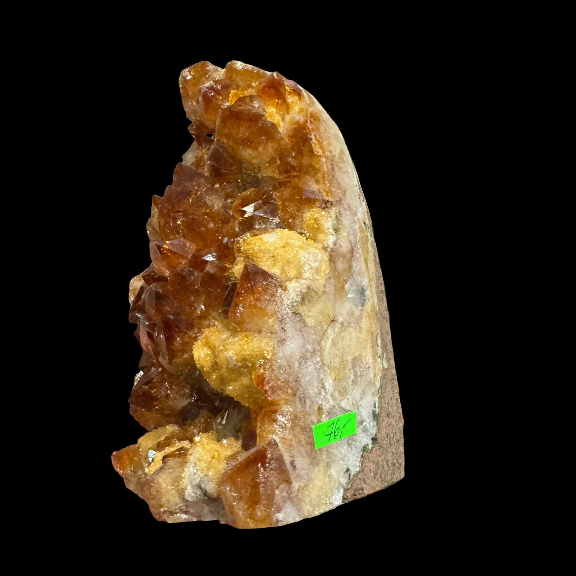 Citrine Druse 11×6×6.5 cm 610 g