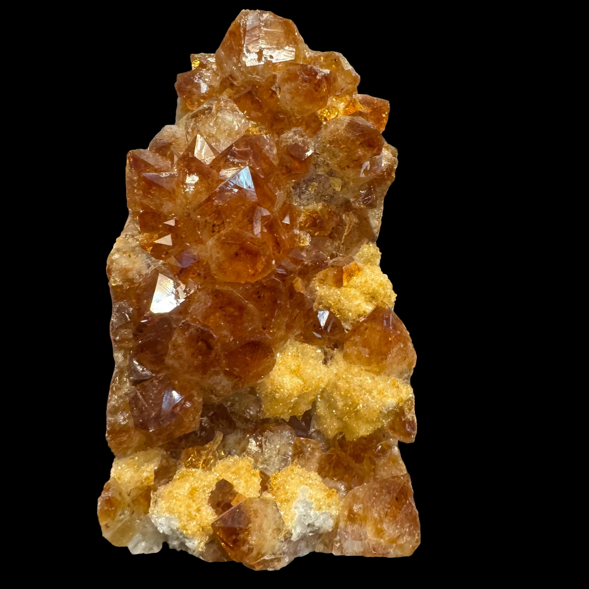 Citrine Druse 11×6×6.5 cm 610 g
