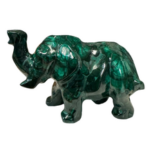 Load image into Gallery viewer, Malachite Elephant, 8 x 3 x 5 cm
