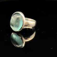 Загрузить изображение в средство просмотра галереи, Кольцо Флюорит 18 размер 2,5 см камень , серебро 925
