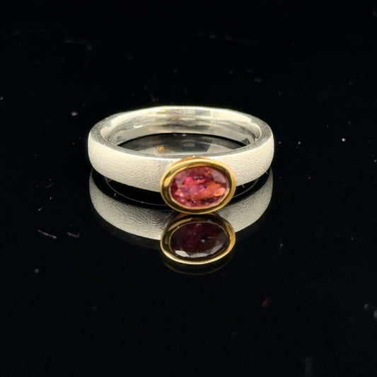 Tourmaline Silver Ring 925 | Size 20 | Lavka Fei