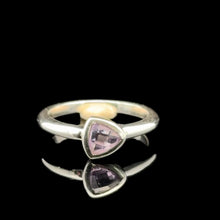 Загрузить изображение в средство просмотра галереи, Amethyst Ring Size 17 Sterling Silver 925
