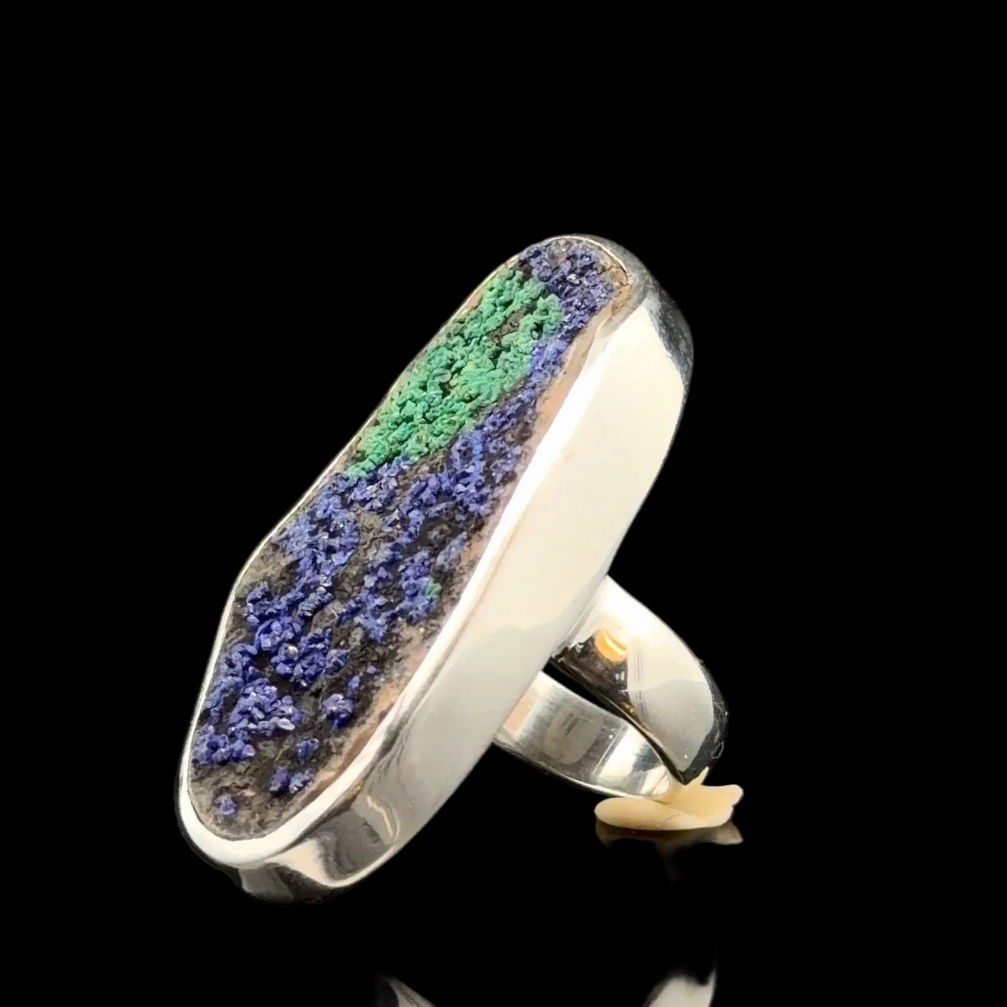 Azurmalachite Ring Size 17.5 Sterling Silver 925