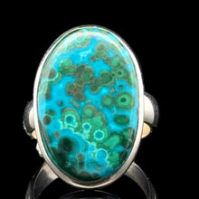 Load image into Gallery viewer, Chrysocolla Ring Size 18,5, 8gr
