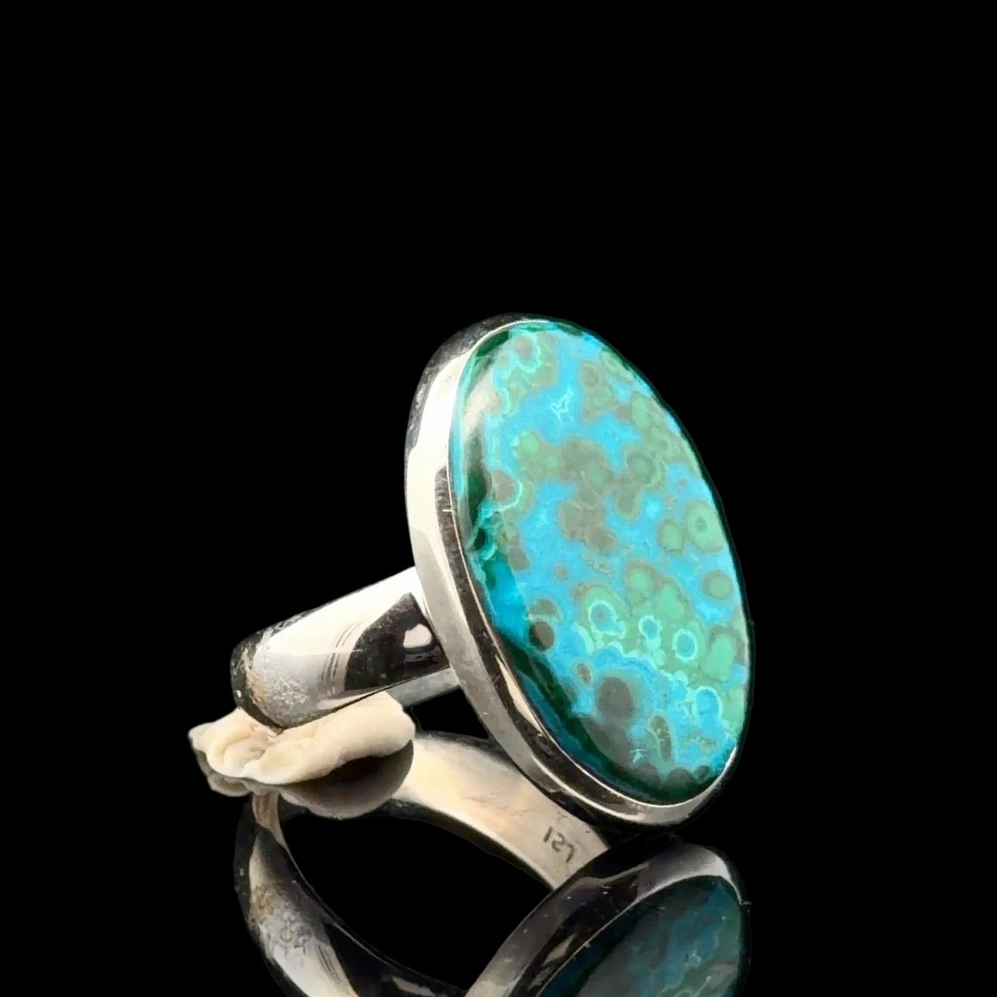 Chrysocolla Ring Size 18,5, 8gr