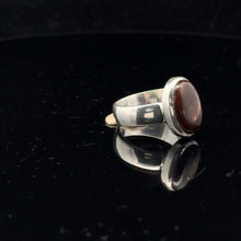 Загрузить изображение в средство просмотра галереи, Fire Agate Ring Size 16.5 Sterling Silver 925
