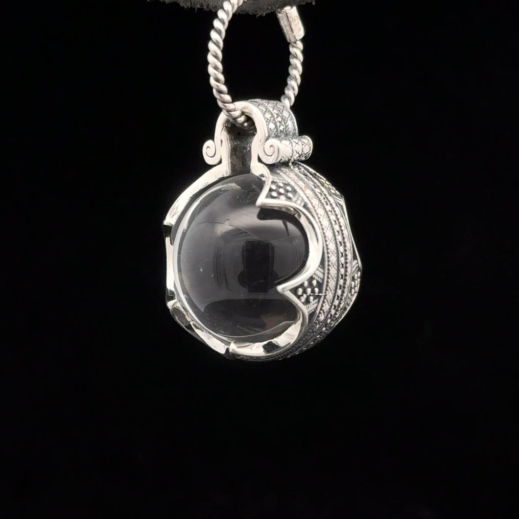 Limurian Quartz Pendant 25 mm Froje: 925 sterling silver