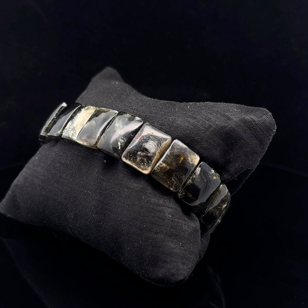 Bracelet muscovite 10*14mm 20 beads