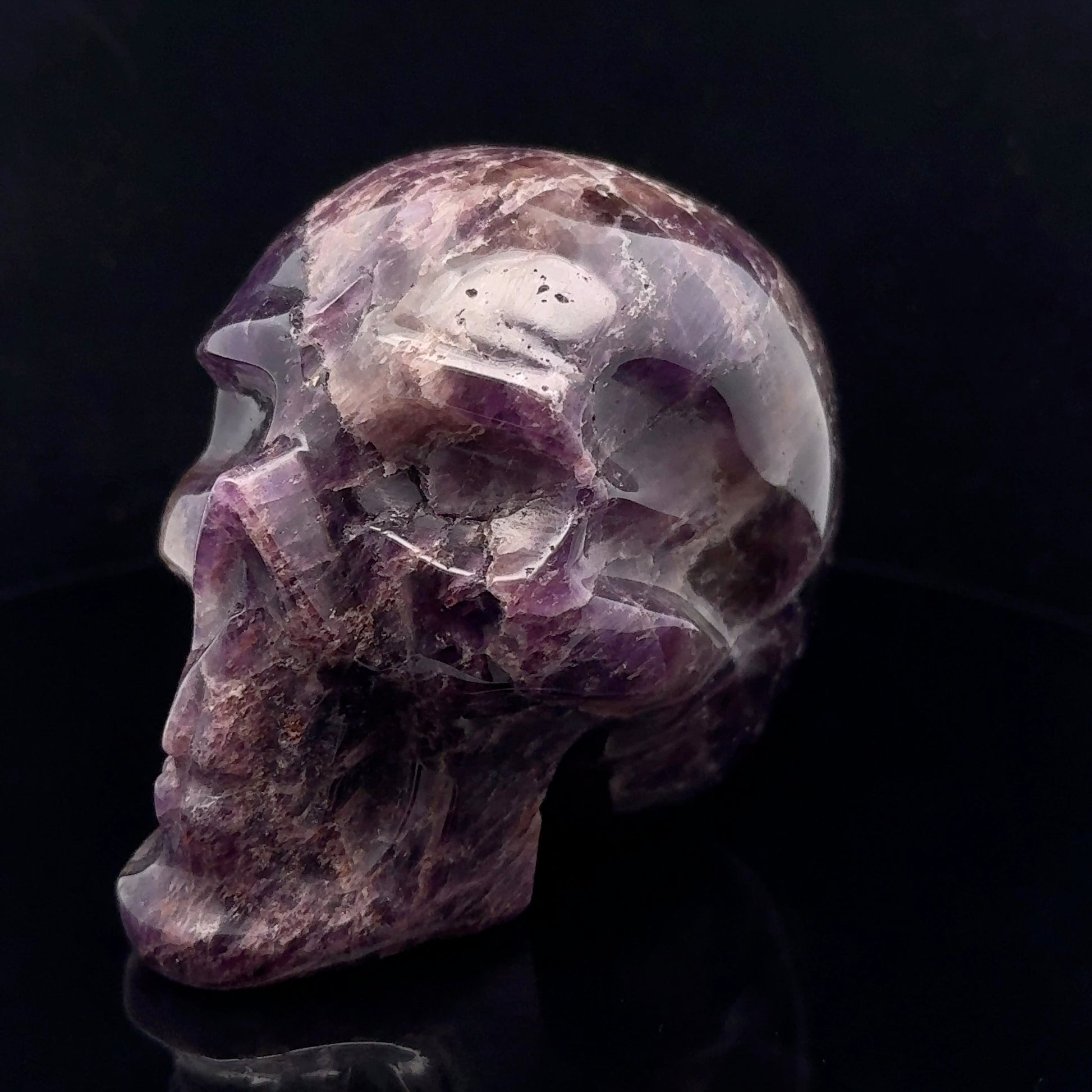 Amethyst Skull Crystal – 7 cm, 379 g