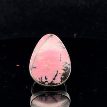 Загрузить изображение в средство просмотра галереи, Rhodonite Ring Silver 925 Size 18 – 22 × 30 mm Stone
