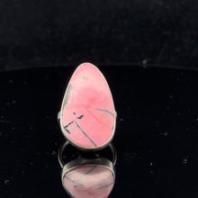 Загрузить изображение в средство просмотра галереи, Rhodonite Ring Silver 925 Size 17 – 15 × 30 mm Stone
