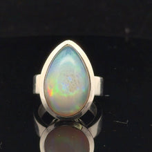 Загрузить изображение в средство просмотра галереи, Ethiopian Opal Ring Size 18 Silver 925
