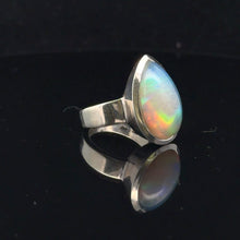 Загрузить изображение в средство просмотра галереи, Ethiopian Opal Ring Size 18 Silver 925
