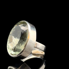 Загрузить изображение в средство просмотра галереи, Prasiolite ring, size 18, 13g, 924 silver
