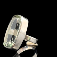 Загрузить изображение в средство просмотра галереи, Prasiolite ring, size 18, 11.4g, 925 silver
